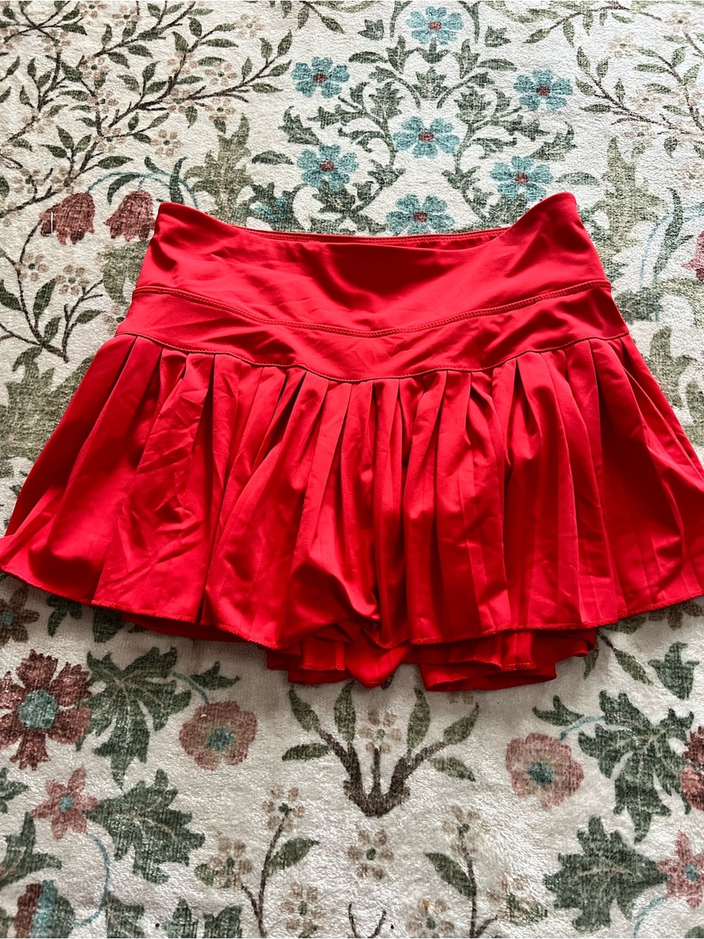Goldhinge Red Skirt Small Tennis Pickleball